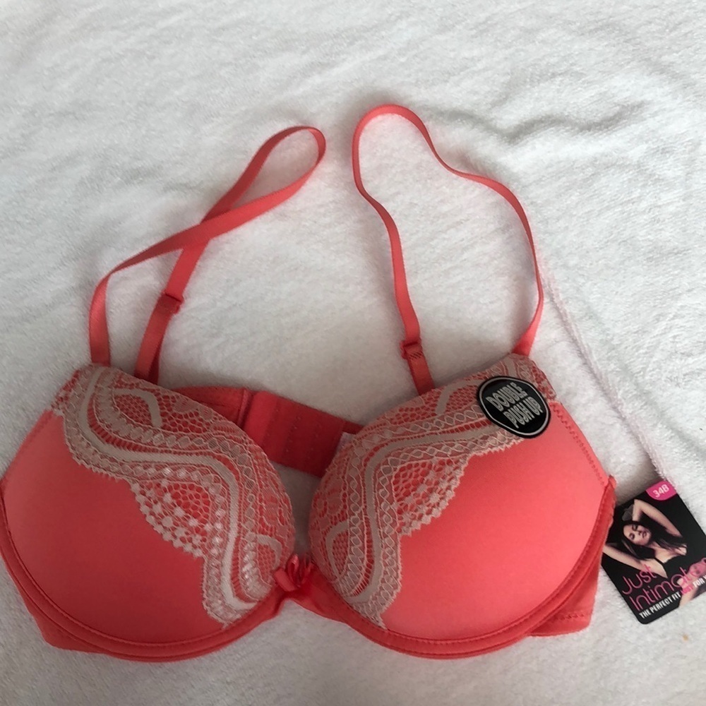 Nwt Just Intimates Double Push-Up Bra